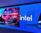 Una grande parete LED nell'Intel Experience Store di Monaco (Fonte: Benjamin Herzig)