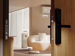 Lo Xiaomi Smart Door Lock E10 può essere sbloccato con l&#039;impronta digitale. (Fonte: Xiaomi)