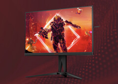 L&#039;AGON AG325QZN/EU combina un pannello VA da 31,5 pollici con una risoluzione di 1440p e una frequenza di aggiornamento di 240 Hz. (Fonte: AOC)