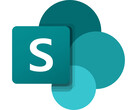 Un logo di Microsoft SharePoint in evidenza su uno sfondo bianco. (Fonte immagine: Microsoft)