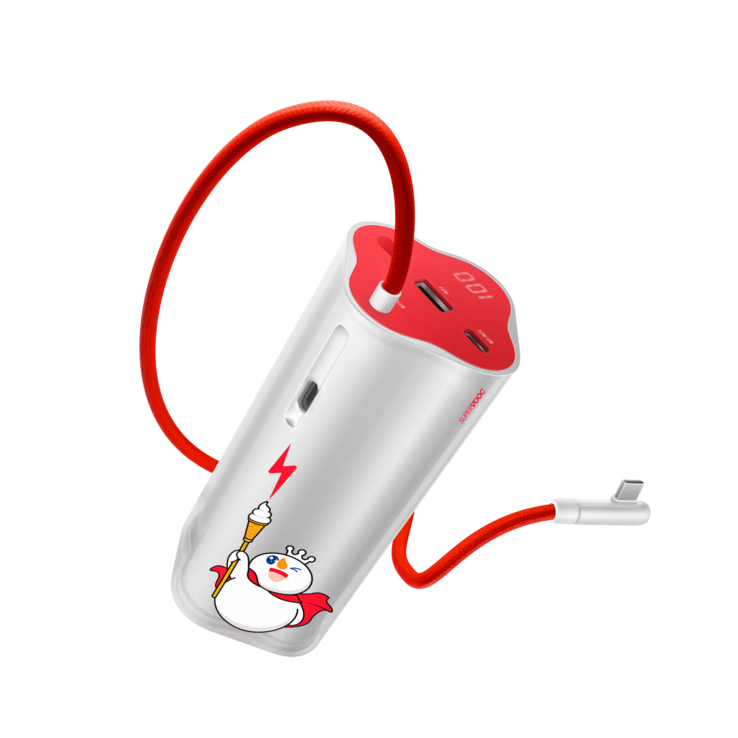 Il Power Bank SuperVOOC da 150W di OnePlus, edizione Snow King. (Fonte immagine: OnePlus, a cura)