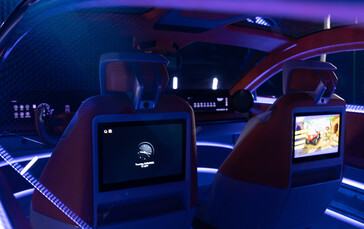 Il veicolo Snapdragon Digital Chassis Concept da più angolazioni. (Fonte: Qualcomm)
