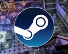 Un’immagine che mostra il logo di Steam e il gioco Solasta: Crown of the Magister, ora scontato del 75% su Steam.