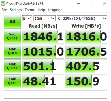 CrystalDiskMark 6 - SSD primario