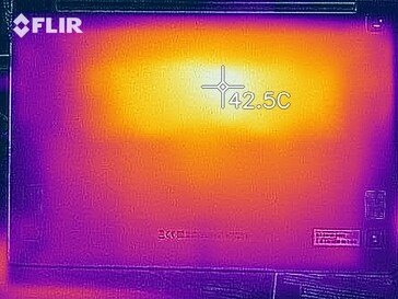 Immagine termica sotto carico - lato inferiore