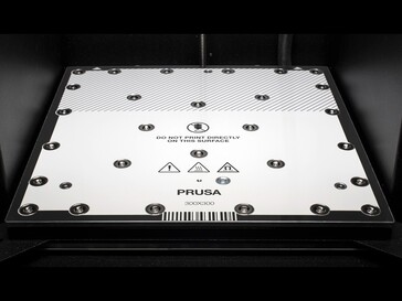 Il letto termico aggiornato del Core One L. (Fonte: Prusa)