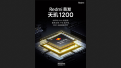 Un teaser del Redmi/Dimensity 1200. (Fonte: Weibo)