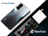 La versione K50 Gaming Edition a tema F1 e il suo power brick. (Fonte: Navitas)