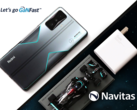 La versione K50 Gaming Edition a tema F1 e il suo power brick. (Fonte: Navitas)