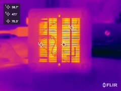 Minisforum Venus Series UN1245 vs. stress test senza il coperchio della custodia)