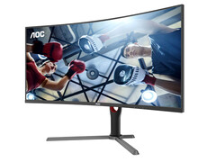 L'ultimo monitor da gioco da 34 pollici di AOC combina una risoluzione di 1440p con una frequenza di aggiornamento di 180 Hz. (Fonte: AOC)