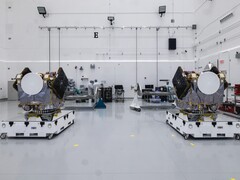 Le due navicelle ESCAPADE della NASA (Fonte: Rocket Lab; ritagliato)