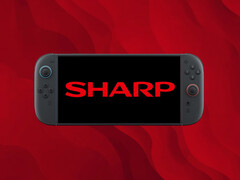 Console Switch 2 mostrata con schermo LCD Sharp