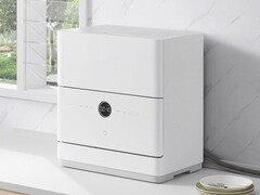 La Xiaomi Mijia Smart Desktop Dishwasher S1 ha un'impostazione di lavaggio intelligente AI. (Fonte: Xiaomi)