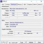 CPU-Z scheda madre