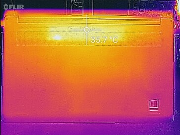 Profilo termico, idle, lato inferiore