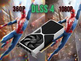 Nvidia RTX 4060 raggiunge 90 FPS in Spider-Man 2 upscalato a 1080p da 360p utilizzando DLSS 4. (Fonte immagine: Steam, modificato)