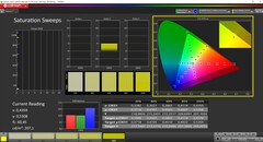 Saturazione CalMAN calibrata