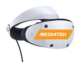 MediaTek svilupperà i chip che alimentano le cuffie PS VR2. (Immagine da Sony e MediaTek con modifiche)