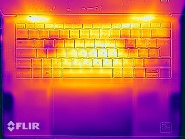 Test di stress delle temperature di  superficie (lato superiore)