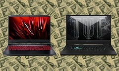 I prezzi dell'Acer Nitro 5 e dell'Asus TUF Dash F15 saranno probabilmente aumentati presto. (Fonte immagine: Acer/Asus - modificato)