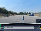 Test di sicurezza del Modello Y con manichino a misura di bambino (immagine: Euro NCAP)
