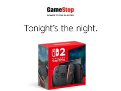 Striscione di lancio di mezzanotte di GameStop Nintendo Switch 2 (Fonte: GameStop)