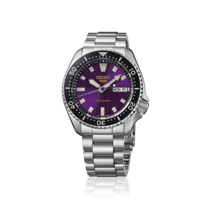 Il Seiko HDB003 presenta un quadrante Edo Purple.