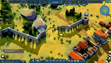 Nella foto: Uno screenshot del gameplay di Nova Roma.