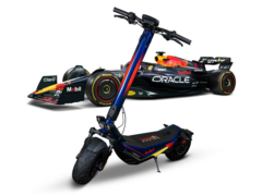 Il Red Bull Racing E-Scooter RS 1200 AT è omologato per le strade pubbliche solo in Austria. (Fonte: Red Bull)