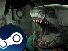 In Shark Dentist, i dentisti utilizzano smerigliatrici angolari al posto dei trapani. (Fonte: Steam)