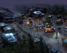 Un'immagine che mostra una città in Surviving the Aftermath, ora scontato del 70% su Steam.