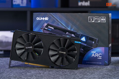 L'A380 è più lento della GeForce GTX 1650 nei giochi (Fonte: GUNNIR)