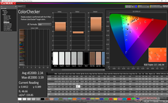 ColorChecker prima della calibrazione