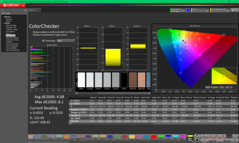 ColorChecker prima della calibrazione (P3)