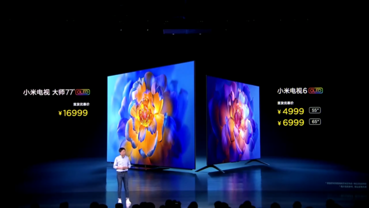 Xiaomi svela la nuova gamma Mi TV OLED. (Fonte: Xiaomi)