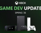 Banner Xbox Game Dev Update per il prossimo show di Microsoft.