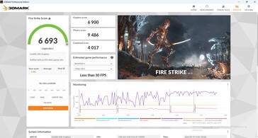 3DMark Fire Strike batteria