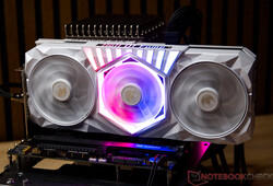 KFA2 GeForce RTX 5070 Ti HoF Gaming nel test di volume a configurazione aperta