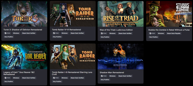 Tutti i giochi inclusi nel bundle (Fonte: Green Man Gaming)