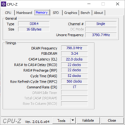 CPU-Z Memoria