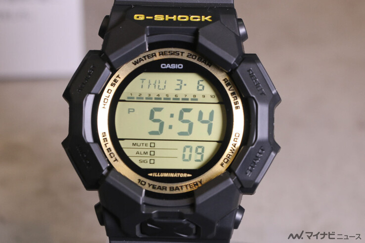L'orologio Casio G-Shock GD-010GB-1A9. (Fonte: MyNavi News)