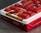 Tastiera da gioco Chilkey Slice68 HE in rosso vista dal retro