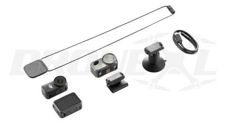 DJI includerà vari accessori con ogni fotocamera Osmo Nano. (Fonte immagine: via DroneXL)