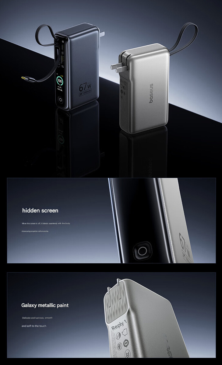 Design e opzioni di colore del power bank EnerGeek GT 21