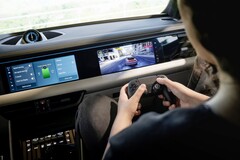 Gioco nel nuovo SUV elettrico Porsche Macan del 2026 (Fonte: Porsche)