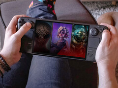 The 2K Collection di Green Man Gaming scadrà l&#039;11 dicembre 2025. Nella foto: Steam Deck con la foto di copertina del bundle. (Fonte: Valve e GMG - modifica)