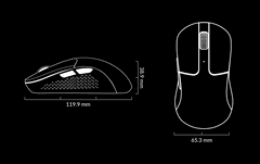 Dimensioni di Keychron M3 Mini 8K