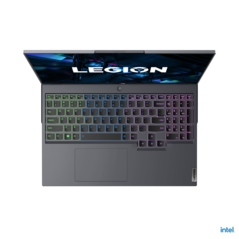 Lenovo Legion 5i Pro - Storm Grey - Vista dall'alto. (Fonte immagine: Lenovo)