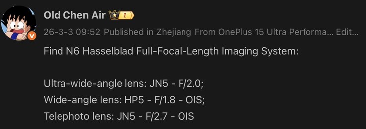 Un leak rivela i dettagli della fotocamera di Oppo Find N6.